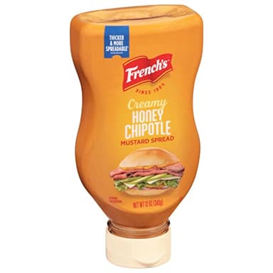 French's Creamy Honey Chipotle Mustard Spread, 12 oz (Pack of 8) - Image 1