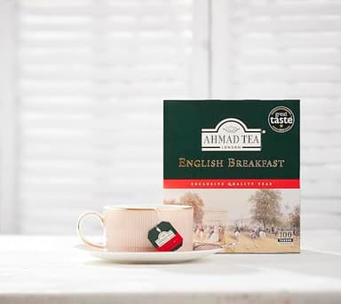Ahmad Tea Black Tea, English Breakfast Teabags, 100 ct - Caffeinated and Sugar-Free - Image 5