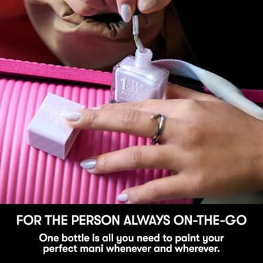 Nails Inc It's Topless Gel-Like Nail Polish, 4-in-1 Base Coat, Treatment, Color, Top Coat, Long Lasting, Strong, Chip Free Nails, Glossy Salon Quality Manicure, Air Dry Nail Polish, Dakota, 0.47 Fl Oz - Image 6