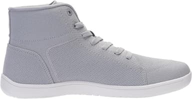 WHITIN Men's Wide Toe Box High Top Barefoot Shoes Minimalist Sneakers Zero Drop Sole Ankle Size 10 Width 10W Trainer Tennis Minimus Training Grey 44 - Image 3