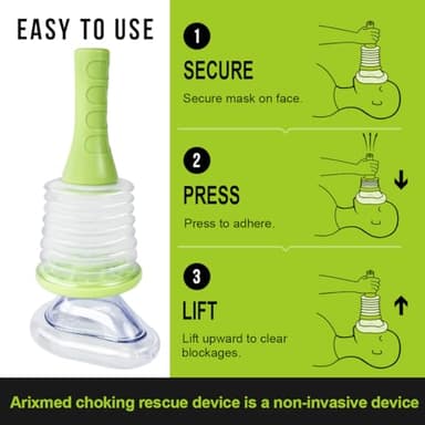 Choking Rescue Device, Portable Airway Suction Device for Children and Adults, First Aid Kit for Kids and Adults - Travel Kit - Image 4