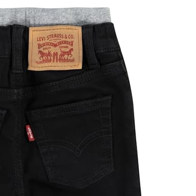 Levi's Baby Boys' Straight Fit Jeans, Black Stretch, 12M - Image 4