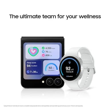 Samsung Galaxy Z Flip7 FE Cell Phone, 128GB AI Smartphone, Unlocked Android, Long Battery Life, 2025, US 1 Yr Manufacturer Warranty, White - Image 7