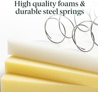 ZINUS 6 Inch Foam and Spring Hybrid Mattress [New Version], Full, Fiberglass Free, Medium Firmness, Durable Support, Certified Safe Foams & Fabric, Mattress in A Box - Image 8