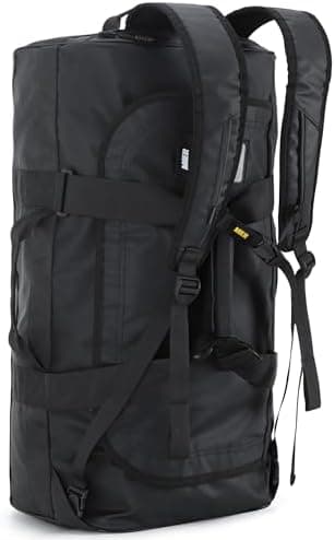 MIER Water Resistant Backpack Duffle Heavy Duty Convertible Duffle Bag with Backpack Straps for Gym, Sports, Travel - Image 3
