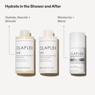 Olaplex Nº.5 Leave-In Conditioner, Moisturizes & Mends Split Ends, Heat Protectant, Reduces Breakage, Continuously Repairs & Protects Damaged Hair - Image 8