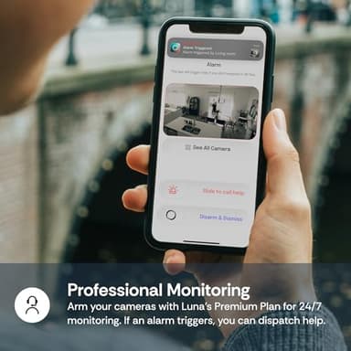 Luna Indoor Camera 360-Degree Pan/Tilt, Pet/Person/Vehicle AI Motion Detection, Plug-in, Night Vision, Two Way Audio, Cloud Storage, Wi-Fi Camera for Room Office Smart Home Security (White) - Image 8