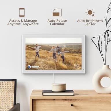 Dragon Touch 21.5 inch Digital Calendar Chore Chart – Interactive Touchscreen, Smart Family Planner, Hearth Display Desk Digital Calendar Seamless Scheduling - Image 8