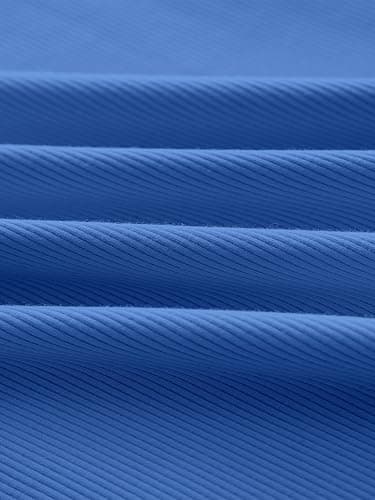 ANRABESS Womens Sleeveless High Neck Tank Tops Fashion Summer Casual Basic Slim Fit Ribbed Racerback Top Shirt Clothes Royal Blue-XXL - Image 4