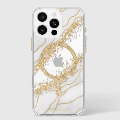 Case-Mate iPhone 16 Pro Max Case [Compatible with MagSafe] - Stylish Marble Phone Case with 12ft Drop Protection - Premium Magnetic Cover for iPhone 16 Pro Max - Karat Granite - Image 8