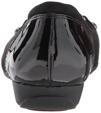 AK Anne Klein Sport Women's Umeko ballet flat Shoe, black/multi fabric, 9.5 M US - Image 3