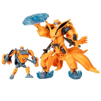 Transformers Collaborative Naruto Shippuden, Kurama & Gamakichi, Anime Toys, Action Figures, 8+ - Image 1