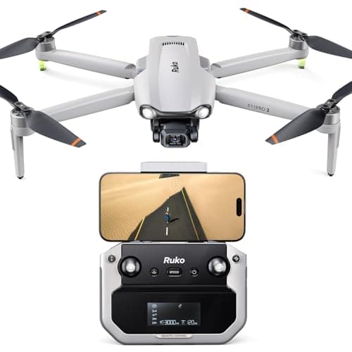 Ruko F11PRO 2 Drone with 6K Camera for Adults, 3-Axis Gimbal, 4K/30fps Video, 70-Min Flight Time with 2 Batteries, 10000ft FPV Transmission Professional Drone, Auto Return, Beginner Mode - Image 1
