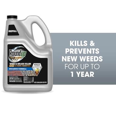 Roundup Dual Action 365 Weed & Grass Killer Plus 12 Month Preventer Refill, Kills & Prevents for up to 1 Year, 1.25 gal. - Image 2