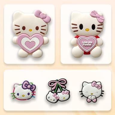 Cute Charms for Croc Clog Shoes Decoration, Charms Accessories for Shoe (White) - Image 3