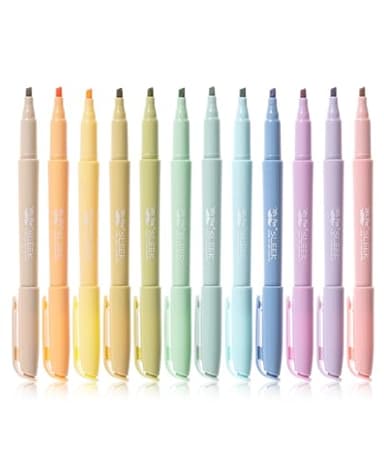 Mr. Pen- Highlighters, 12 Pack, Chisel Tip, Earthy Colors, Highlighters Assorted Colors - Image 1