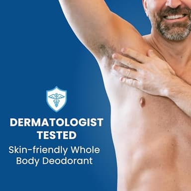 Mando Whole Body Deodorant For Men - Smooth Solid Stick - 72 Hour Odor Control - Aluminum Free, Baking Soda Free, Skin Safe - 2.6 ounce (Pack of 2) - Pro Sport - Image 6