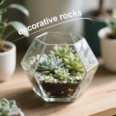 Calofulston 15 lb Small Pebbles for Indoor Plants, 3/8 Inch Decorative Rocks for Lucky Bamboo Plants Pot, Succulent, Vase, Cactus, Landscaping, Polished Jade Rocks for Plants Indoor, Green - Image 6