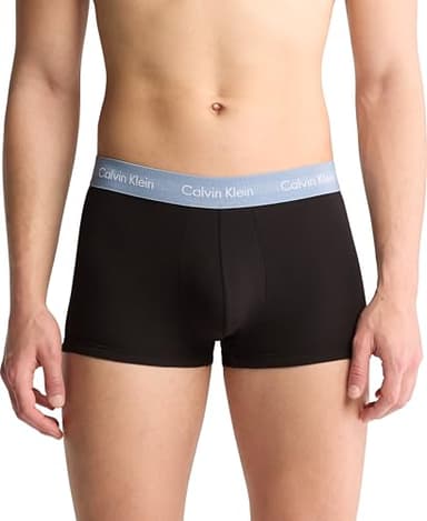 Calvin Klein Men's Cotton Stretch 3-Pack Low Rise Trunk - Image 2