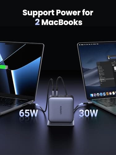 UGREEN Nexode 100W GaN USB C Laptop Charger, 5-Port Fast Charging Power Adapter Compatible with MacBook Pro/Air, iPhone 17/16/15 Series, Galaxy S25/S24, Pixel 10/9, iPad Air, Steam Deck - Image 4