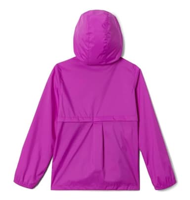 Columbia Youth Girls Switchback II Rain Jacket, Bright Plum, Medium - Image 2