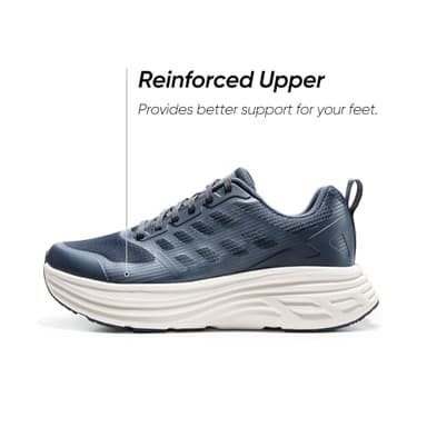 NORTIV 8 Men's Walking Running Tennis Cushioning Shoes ActiveFloat Non Slip Athletic Gym Workout Jogging Comfortable Sneakers,Size 10,Blue,SNWS245M - Image 5