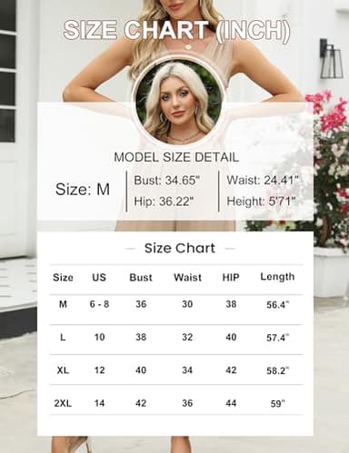 BMJL Womens Dressy Jumpsuits Sleeveless Wide Leg Pants Romper Casual V Neck One Piece Outfit with Pockets 2024(Black, L) - Image 6