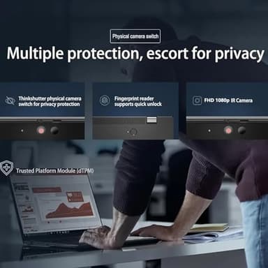 Lenovo ThinkPad E16 G2 Business Laptop Computer, 16" FHD+, AMD 8-Core Ryzen 7 7735HS (Beat i7-1360P), 32GB DDR5, 1TB PCIe SSD, WiFi 6E, Fingerprint Reader, Backlit Keyboard, Windows 11 Pro(Renewed) - Image 4