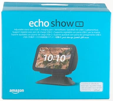 Echo Show 5 (3rd Gen) Adjustable Stand with USB-C Charging Port | Cloud Blue - Image 7