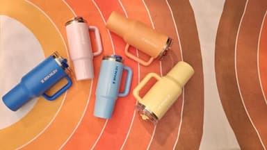 STANLEY Quencher ProTour Flip Straw Tumbler with Leakproof Lid 40 oz | Built-In Straw and Handle | Cup Holder Compatible for Travel | Insulated Stainless Steel Cup | BPA-Free | Cornflower Gloss - Image 6