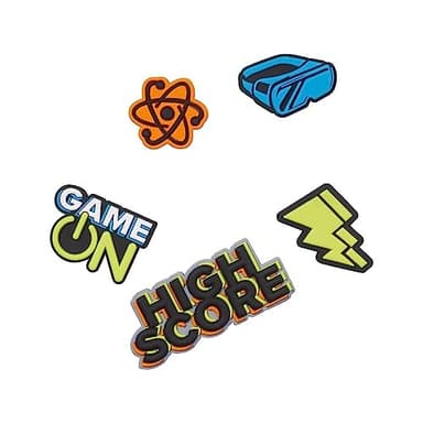 Crocs Jibbitz Sports & Interests Super Gamer 5-Pack One Size - Image 1