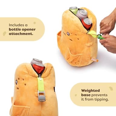 Couch Coolers, Insulated Cooler Bag Potato Plush, College Dorm Room Essentials - Image 5