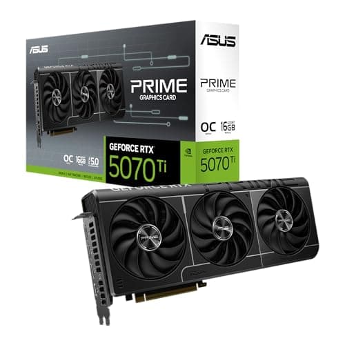 ASUS The SFF-Ready Prime GeForce RTX™ 5070 Ti OC Edition 16GB GDDR7 Graphics Card (PCIe® 5.0, 16GB GDDR7, HDMI®/DP 2.1, 2.5-Slot, Axial-tech Fans, Dual BIOS) - Image 1