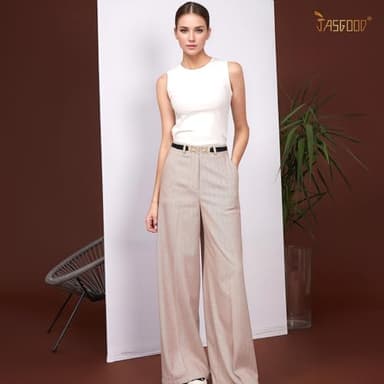 JASGOOD 2 Pack Women Stretchy Waist Belt Retro Elastic Skinny Belt for Ladies with Gold Buckle - Image 2