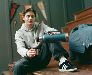 Stanley Classic Legendary Vacuum Bottle 1.5 qt | Wide Mouth with Leakproof Cup Lid | Keep Drinks Hot or Cold | Packable for Travel | Insulated Stainless Steel Thermal Bottle | BPA-Free | Rose Quartz - Image 5