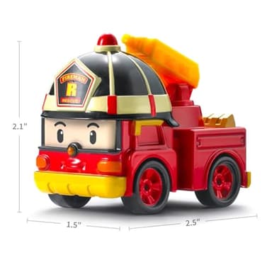 Robocar POLI Roy Die-Cast Toy – Fire Truck Hero Figures Collection | STEM Education, Role Play Rescue Vehicle, Birthday for Kids Age1 2 3 4 5 - Image 6