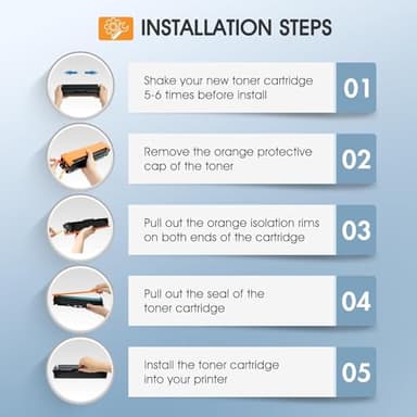 218X 218A Toner Cartridges 4 Pack 3201dw Compatible Replacement for HP 218X 218A Color Laserjet Pro MFP 3301fdw 3301cdw 3201dw 3301sdw Printer High Yield Ink Set W2180X (Black Cyan Yellow Magenta) - Image 6