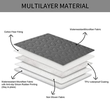 Ameritex Pet Bed Cover Dog Bed Blanket for Sofa and Furniture Waterproof New Pattern Design - Image 6