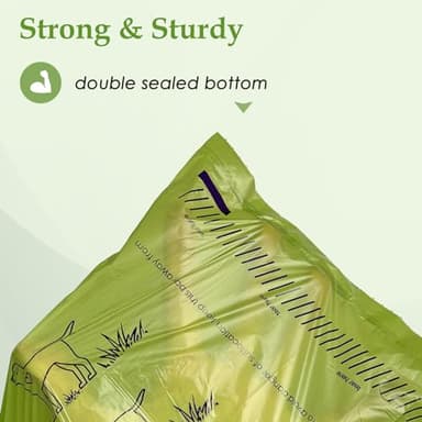 720 Count Lavender Scented 13” x 9”Dog Poop Bags Rolls, Leakproof Strong & Sturdy Waste Bags for Doggie Cat Pet - Image 2