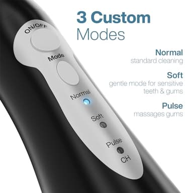 AquaSonic Aqua Flosser - Cordless Rechargeable Water Flosser for Teeth - Waterproof, Portable Oral Irrigator for Dental Cleaning with 5 Jet Tips – Braces Home Travel - Image 7