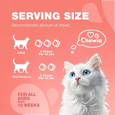 Flea Treatment for Cats - Daily Oral Cat Flea and Tick Treatment Chews - Chewable Kitten Flea Treatment - Soft Treats for All Breeds & Ages - Natural Chicken-Flavor Flea and Tick Supplement for Cats - Image 8