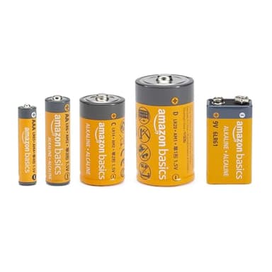 Amazon Basics 108 Count Alkaline Battery Super Value Pack - 48 AA + 36 AAA + 8 C + 8 D + 8 9Volt - Image 2