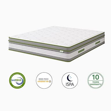 Novilla Queen Mattress, 12 Inch Hybrid Pillow Top Queen Size Mattress in a Box with Gel Memory Foam & Individually Wrapped Pocket Coils Innerspring for a Cozy & Peaceful Sleep - Image 5
