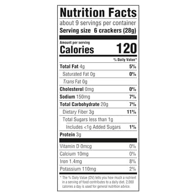 Triscuit Smoked Gouda Whole Grain Wheat Crackers, Lunch Snacks, Bulk Snack Crackers, 6 - 8.5 oz Boxes - Image 2