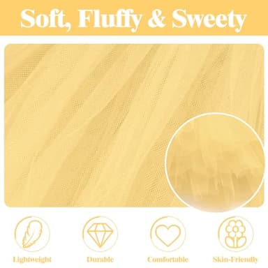 Gold Tutu Women Gold Tulle Skirt Golden Skirt Golden Angel Costume Champagne Tutu Women Sexy Fairy Costume Fairy Skirts - Image 6