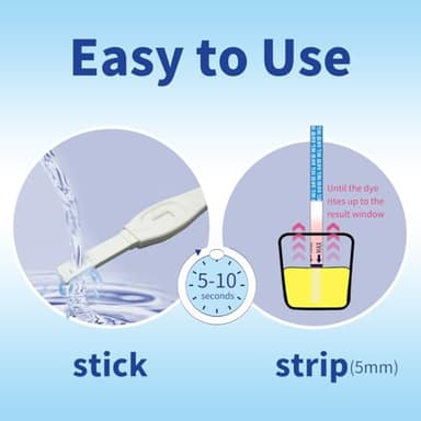 DAVID Pregnancy Test Early Detection HCG Test for Fertility Women, Over 99% Accurate and Reliable Results, Pruebas De Embarazo 6 Days Before Missed Period 6 Count - Image 3