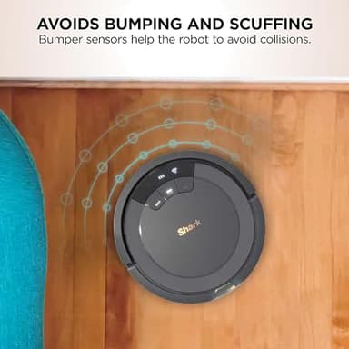 Shark AV753 ION Robot Vacuum, Tri-Brush System, Wifi Connected, 120 Min Runtime, Works with Alexa, Multi Surface Cleaning, Grey - Image 5