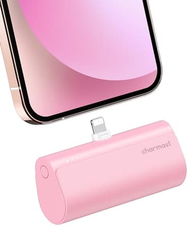 charmast Small Portable Charger for iPhone, Ultra-Compact 20W PD Fast Charging Power Bank 5000mAh, Mini Battery Pack for iPhone 14/14 Pro Max/13/13 Pro Max/12/12 Pro Max/11/XR/X/8/7/6 etc - Image 1