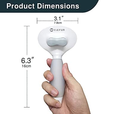 Cat Hair Brush,Cat Brush for Shedding,Soft Silicone Self Cleaning Brushes for Short and Long Haired Cats for Grooming and Shedding - Image 6