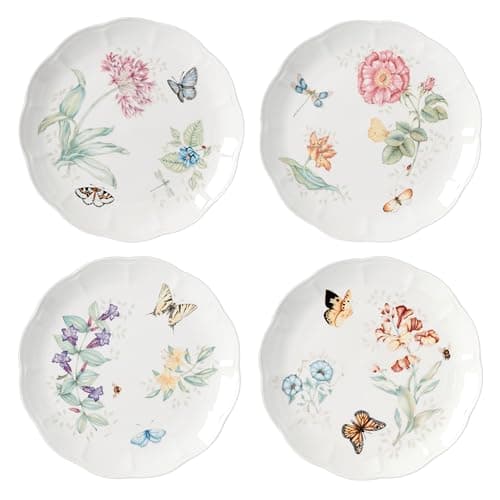 Lenox Butterfly Meadow 4-Piece Dinner Plate Set, 5.47, Multi, 891268 - Image 1